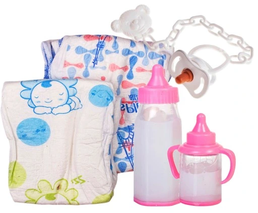 Lalka bobas interaktywna SMOCZEK PAMPERSY BUTELKI