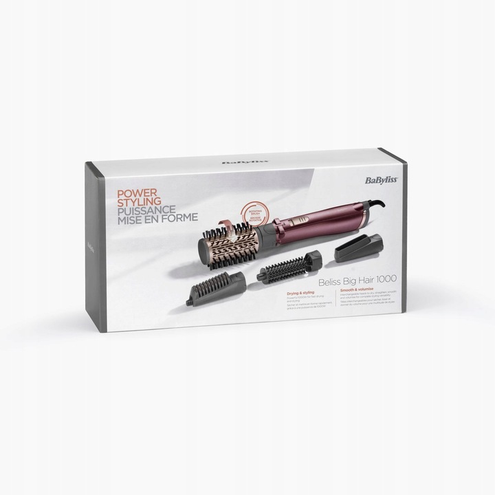 Lokówko-suszarka Babyliss AS960E jonizacja 1000W dwie szczotki 20mm i