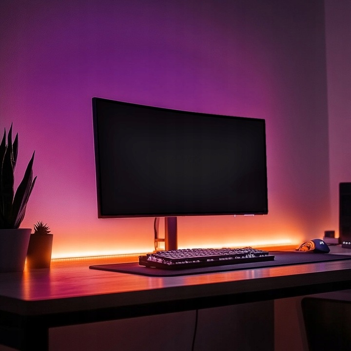 TAŚMA LED RGB 5m Ledy 5050 Listwa 5V KOLOROWA NA PILOTA + APLIKACJA