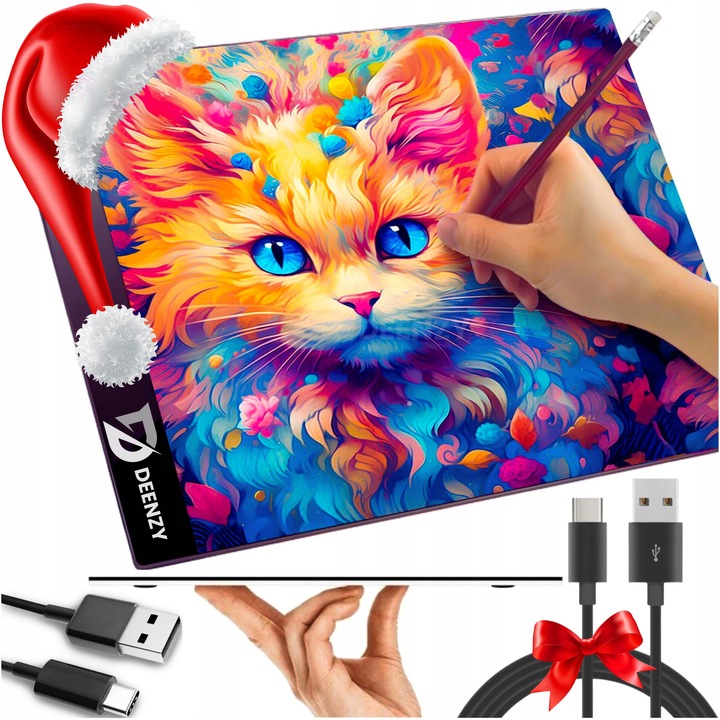 TABLET GRAFICZNY Deska Kreślarska TABLICA DO RYSOWANIA + Rękawiczka GRATIS