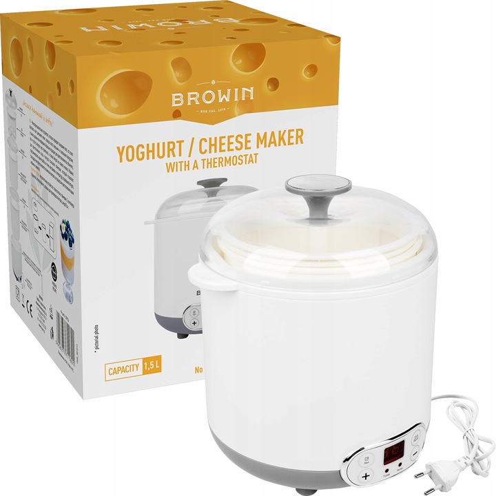SERO-JOGURTOWNICA Z TERMOSTATEM BROWIN 1,5l 801013