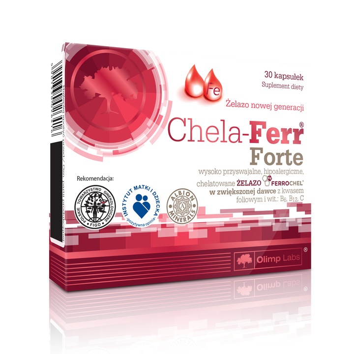 Chela Ferr Forte Żelazo Chelat Olimp Labs