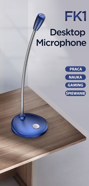 Mikrofon do komputera laptopa LTG FK-1 czarny