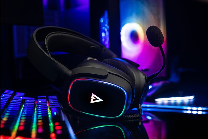 Słuchawki gamingowe Modecom Volcano MC-899 Prometheus Czarne