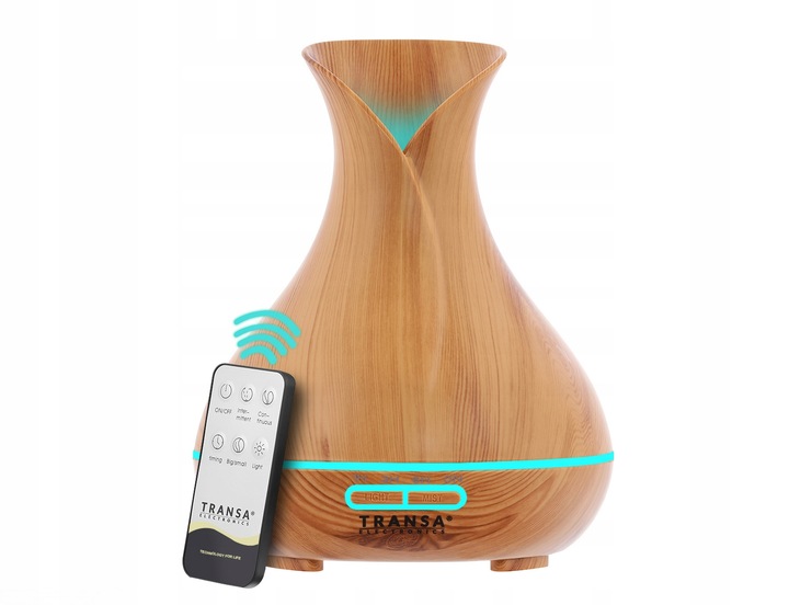 Dyfuzor Zapachowy Aromaterapia Pilot Timer LED AromaBright Transa 300