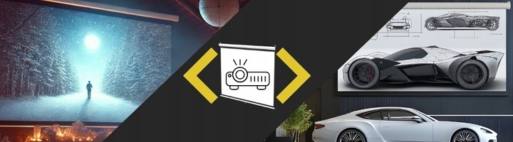 EKRAN PROJEKCYJNY ELEKTRYCZNY 100 CALI Do Projektora Do Rzutnika Z