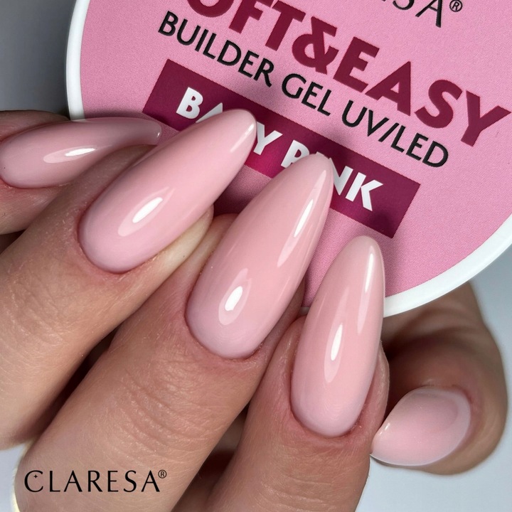 Claresa żel budujący do paznokci BABY PINK 45 g