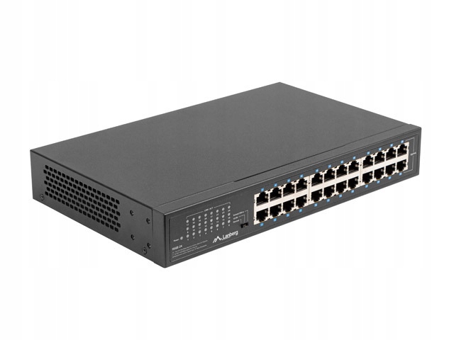 SWITCH 24 PORT 24x 1GB GIGABIT RACK 19 LANBERG