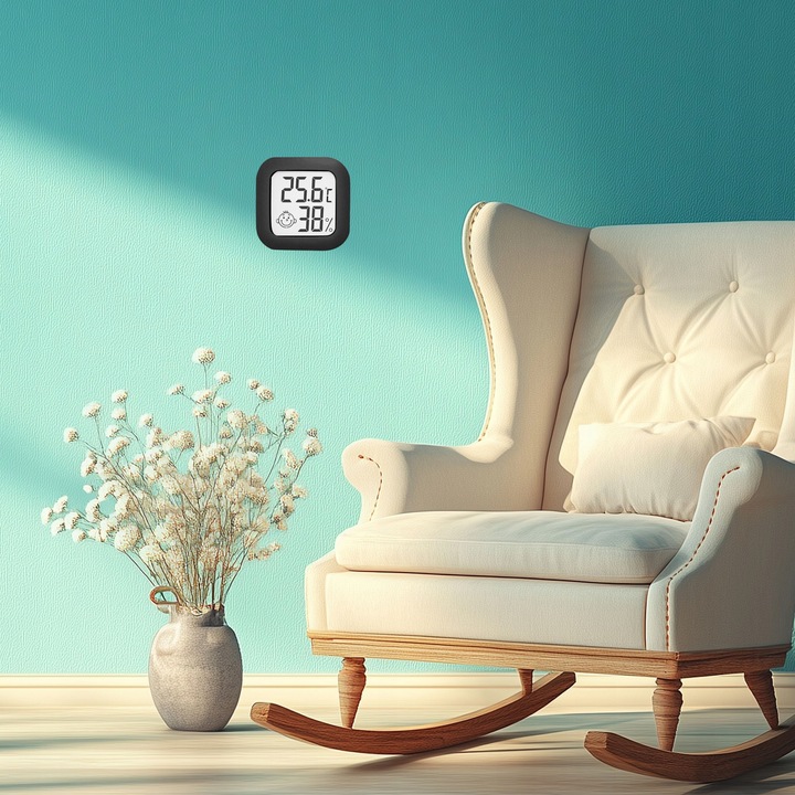 4x TERMOMETR POKOJOWY HIGROMETR ELEKTRONICZNY WILGOTNOŚCIOMIERZ