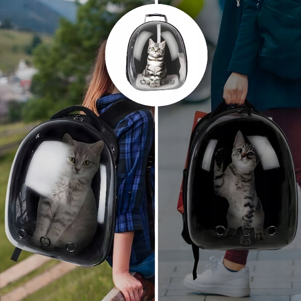 TRANSPORTER PLECAK TORBA PRZEZROCZYSTA DLA KOTA PSA ZWIERZĄT