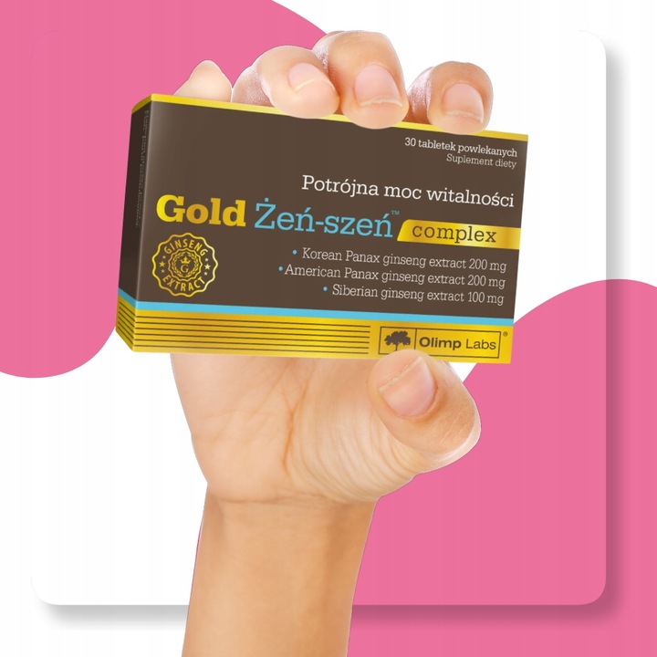 Gold Żeń szeń complex suplement diety 30 tabletek Olimp laboratories