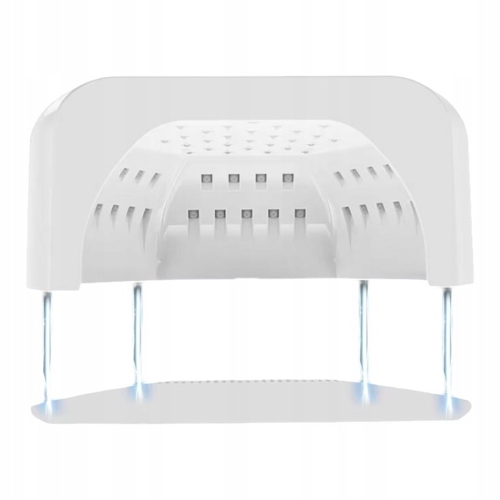 LAMPA DO PAZNOKCI UV LED DO ŻELI HYBRYDY 268W MOCNA DUAL LED LUSTRZANE DNO