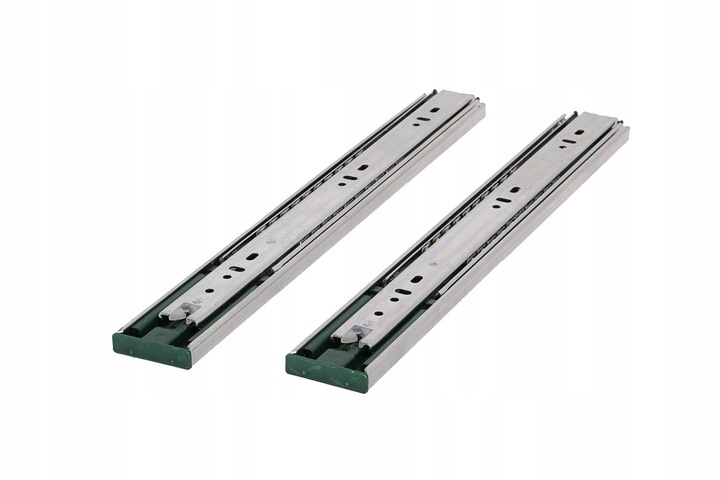 Prowadnica kulkowa GTV push open do szuflad 450 mm pełny wysuw udźwig