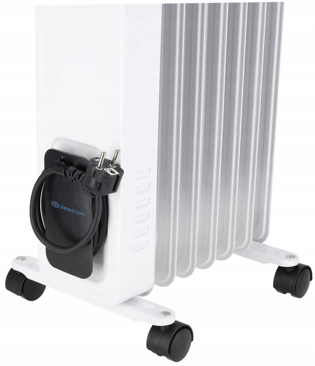 Grzejnik elektryczny Olejowy Termostat 1500W 7 Żeber Energooszczędny