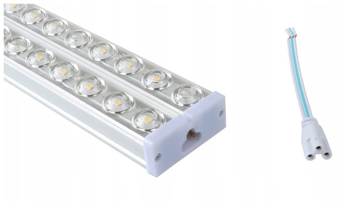 OPRAWA OŚWIETLENIOWA SUFITOWA NATYNKOWA MOCNE BIAŁE ŚWIATŁO LED 120CM