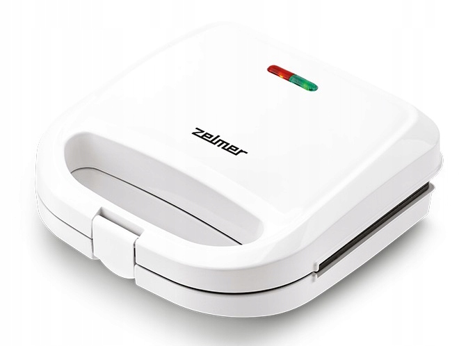 ZELMER TOSTER OPIEKACZ do kanapek ZSM7700 750W 2 tosty BIAŁY TRÓJKĄTY