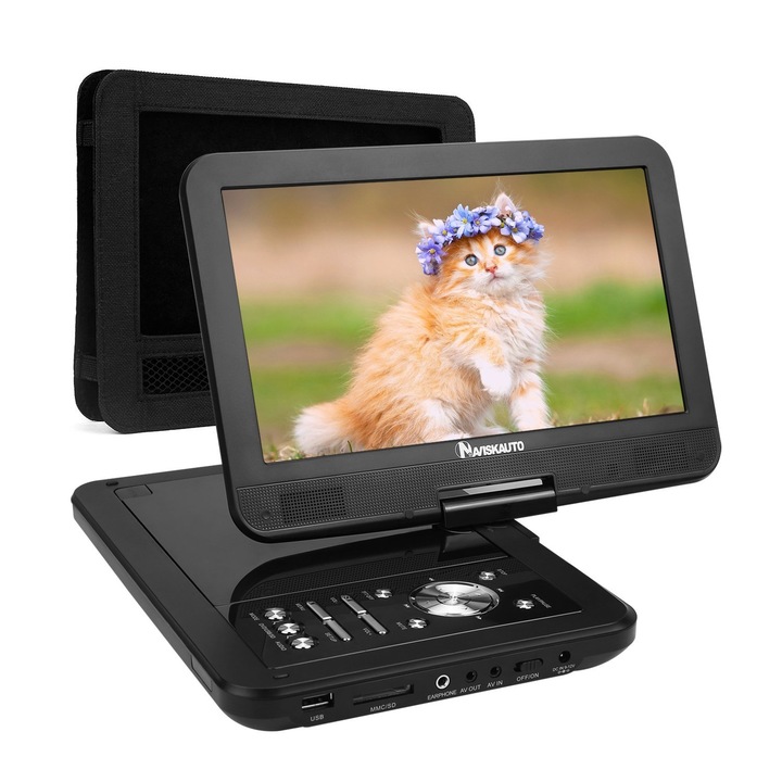 Lenco 10 cali Przenośny Odtwarzacz Dvd (1024 x