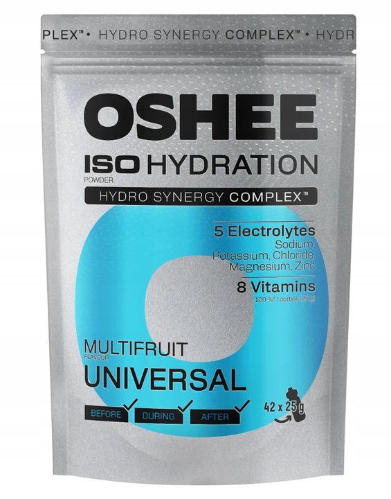 OSHEE ISO Hydration izotonik w proszku Multifruit 1050 g