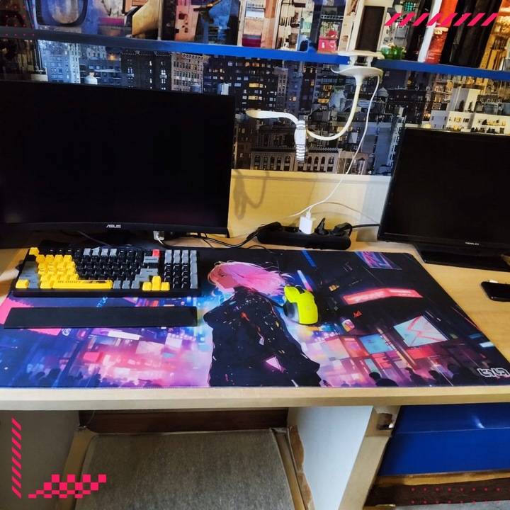 PODKŁADKA POD MYSZ GAMINGOWA Dwa Światy 100x50 TILT XL Dla gracza