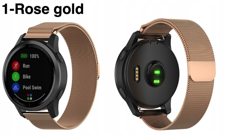 PASEK DO GARMIN VENU 2 3/ VIVOACTIVE 4 45mm Forerunner 265 46mm KOLORY 22MM