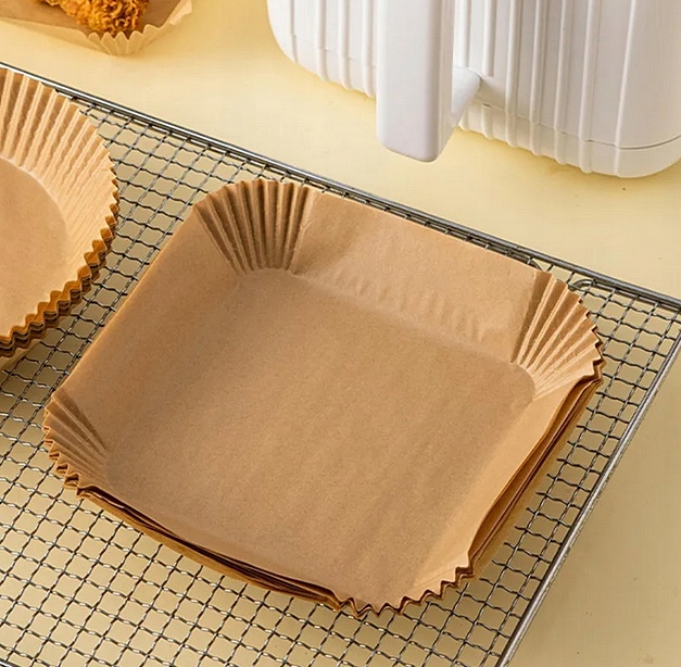 300x PAPIER DO PIECZNENIA WKŁADY AIRFRYER DO FRYTKOWNICY POWIETRZ 20x20 cm