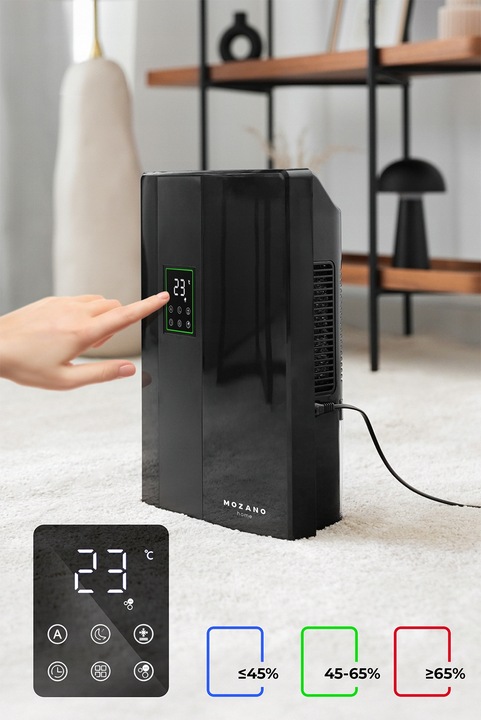 DUŻY OSUSZACZ POWIETRZA POCHŁANIACZ WILGOCI OCZYSZCZACZ XXL CICHY +