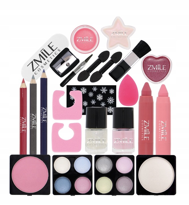 KALENDARZ ADWENTOWY DLA KOBIET MAKE UP Z KOSMETYKAMI ZESTAW DO MAKIJAŻU