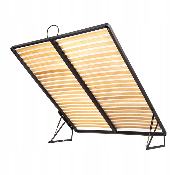 PODNOSZONY STELAŻ DO ŁÓŻKA 160X200 GĘSTY 48 LISTEW METALOWY AUTOMAT