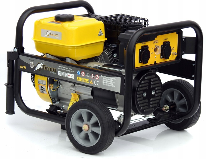 PROFESJONALNY AGREGAT PRĄDOTWÓRCZY 5,2kW generator AVR MIEDŹ STOJAN