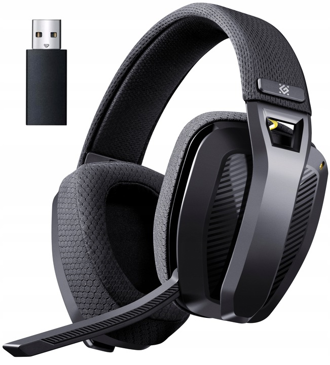 Słuchawki BEZPRZEWODOWE GAMINGOWE z Mikrofonem Nauszne BLUETOOTH Dla Graczy