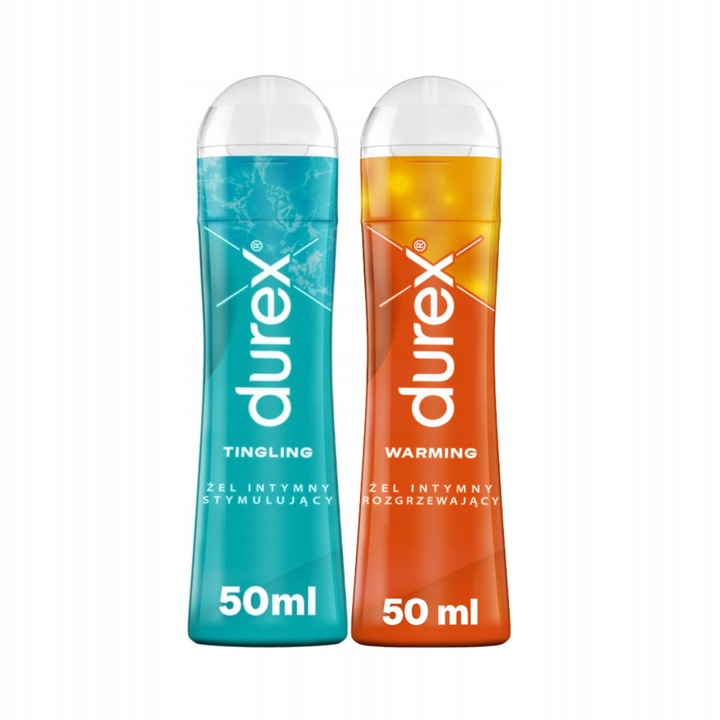 DUREX Zestaw Nawilżający Żel intymny stymulujący i rozgrzewający 2