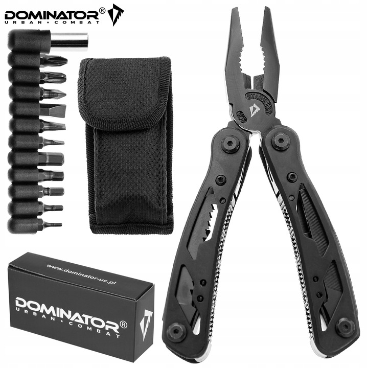 MULTITOOL NARZĘDZIE WIELOFUKCYJNE DOMINATOR ARMY ANT 22w1 ZESTAW BITÓW ETUI