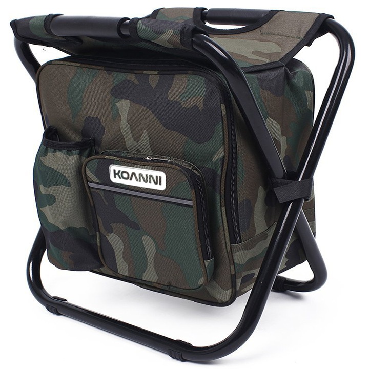 SKŁADANE KRZESEŁKO WĘDKARSKIE PLECAK TERMO i KRZESŁO 2w1