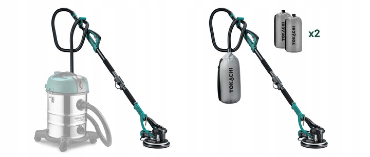 SZLIFIERKA ŻYRAFA DO GIPSU GŁADZI TYNKU ŚCIAN TYNKÓW 220cm LED +