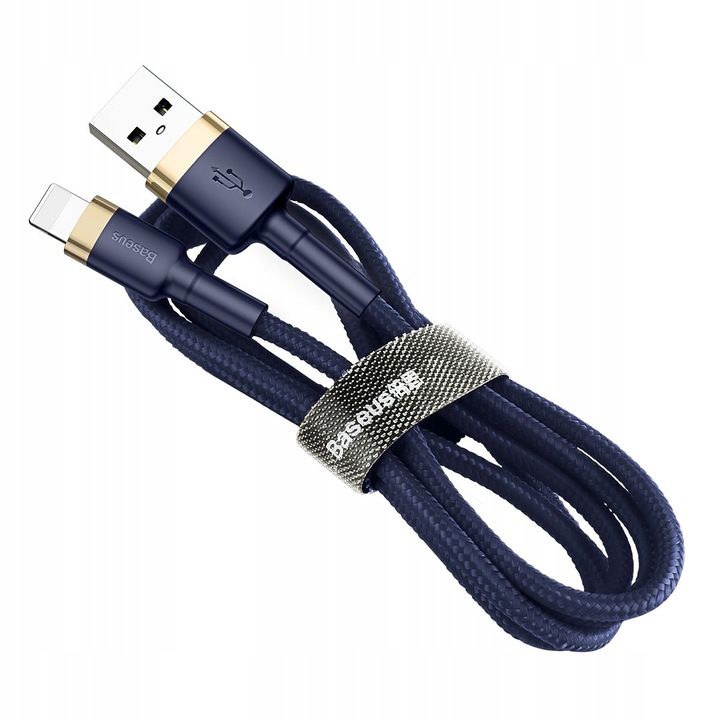 BASEUS MOCNY KABEL USB DO LIGHTNING IPHONE IPAD PRZEWÓD OPLOT 1.5A 2M