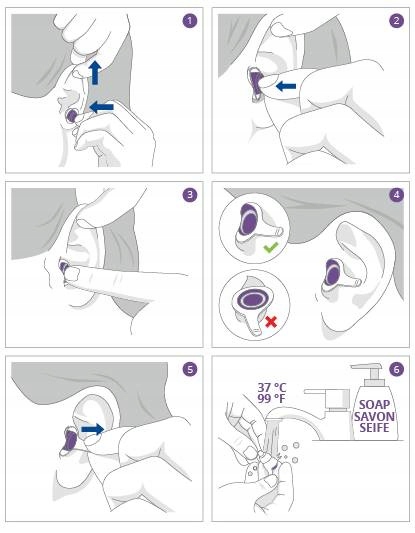 SleepDeep ALPINE dwupak multisize multipack zatyczek do spania dwa