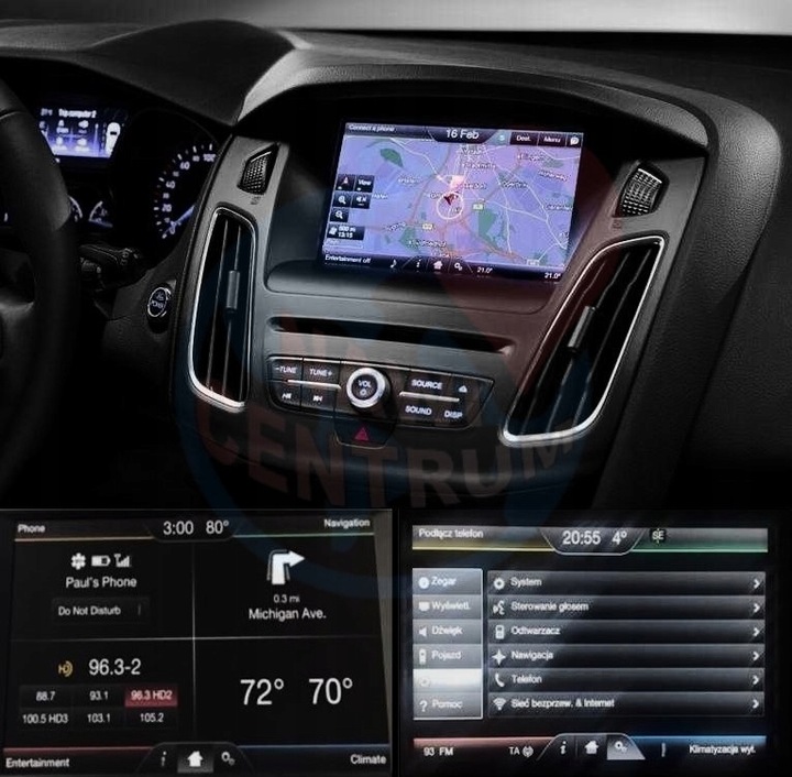 Karta Mapa Ford Sync 2 F12 Europa 2025 + aktualizacja oprogramowania