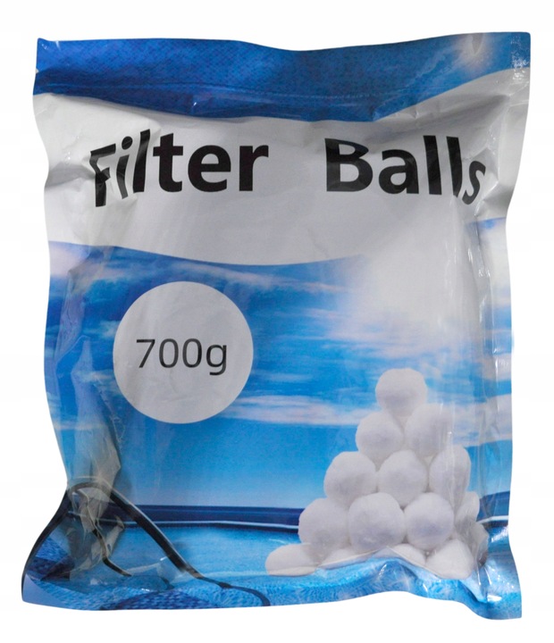 FILTER BALLS Kulki FILTRACYJNE filtrujące do BASENU pomp PIASKOWYCH 700g