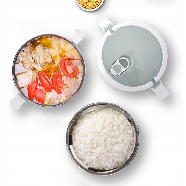 POJEMNIK TERMICZNY NA ŻYWNOŚĆ ZUPĘ OBIADOWY TERMOS STAL NIERDZEWNA 2,8L