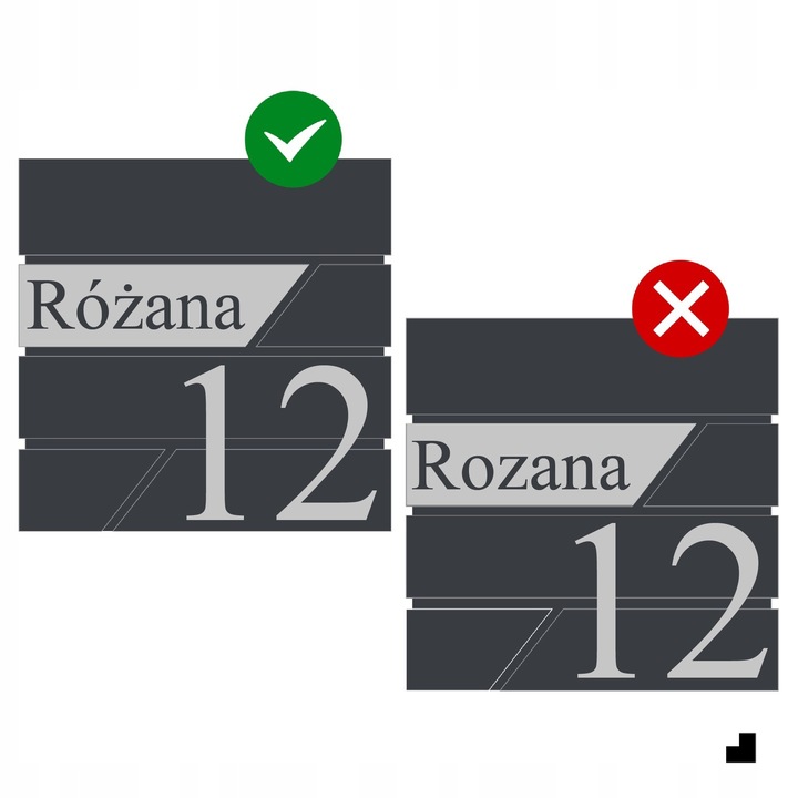 DUŻA SKRZYNKA NA LISTY Z ADRESEM NUMEREM DOMU | SERBRNA ANTRACYT RAL