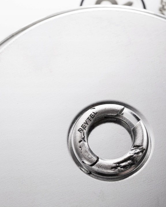 Srebrny kolczyk - kółko KLETTUR