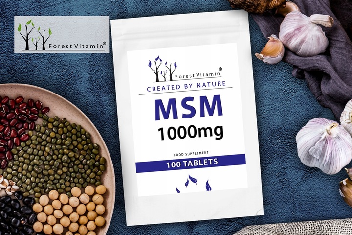 MSM SIARKA ORGANICZNA KOLAGEN STAWY KOŚCI MOCNA