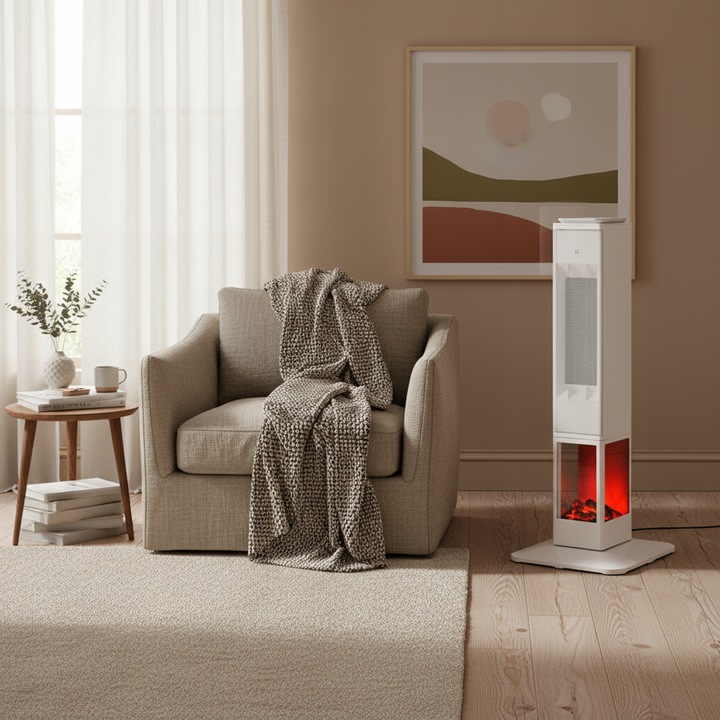 TERMOWENTYLATOR KOLUMNOWY KOMINEK grzejnik elektryczny farelka SWING