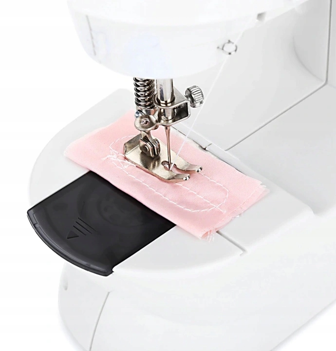 Mini maszyna do szycia dla dzieci nić igła akcesoria + stolik pedał