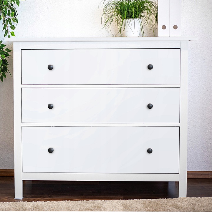 Okleina Folia Samoprzylepna Na Meble Drzwi Kolor Biały Mat Rolka