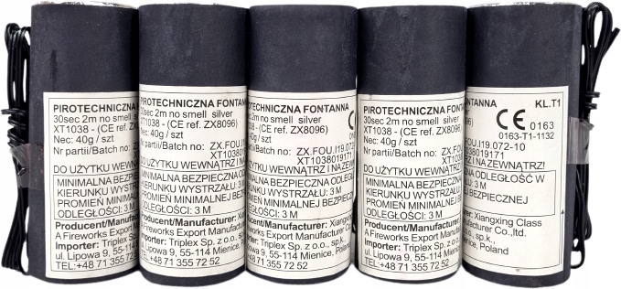 SCENICZNA FONTANNA ISKIER BEZZAPACHOWA XT1038 NO SMELL 30sek/2m 1szt