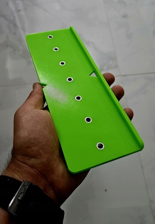 Przymiar do podpórek z regulacją półki 7 x 32mm - Dokładne wiercenie