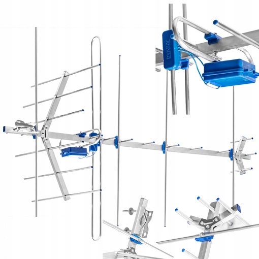 Antena Kierunkowa DVB-T2 Polska bardzo mocnym MUX-8 w Polaryzacji