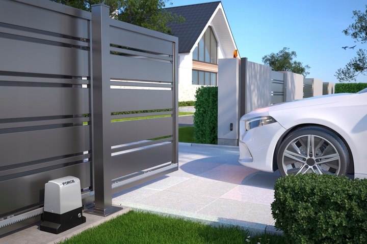 ZESTAW DO BRAM FORCE 1200 kg 4xPILOT WIFI 5xLISTWA LAMPA NAPĘD BRAMY