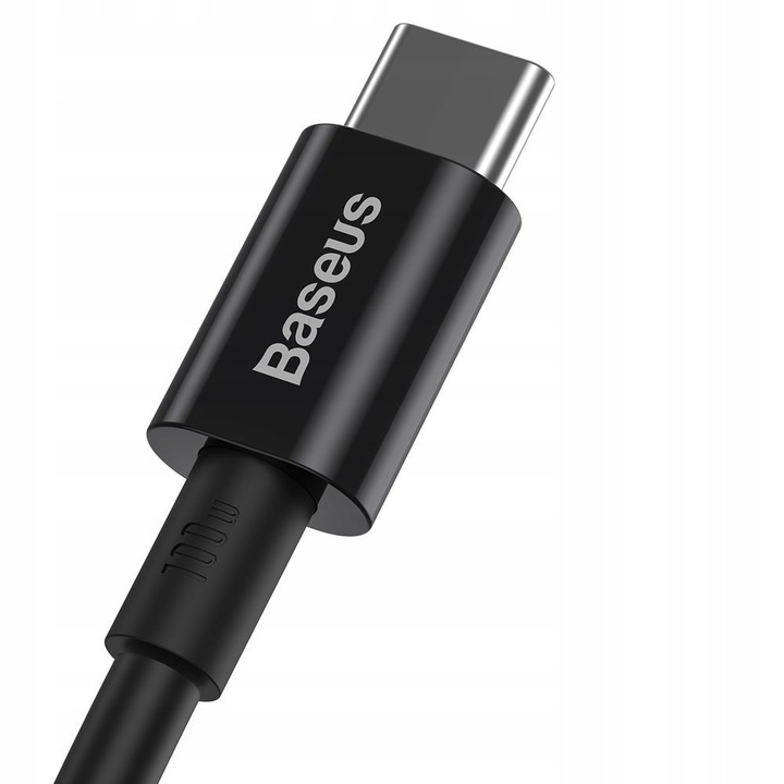 BASEUS SZYBKI KABEL USB C/USB C QC MOCNY 100W 1m